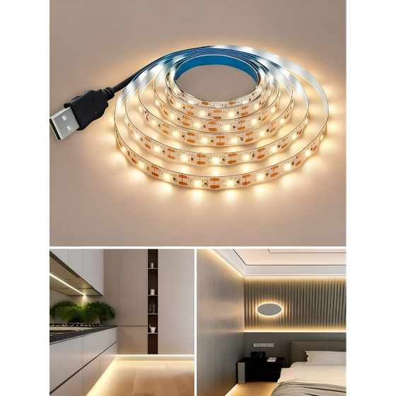MANGUERA LED PVC 60 CHIP 2835 PCB 8MM 4W/M BML602208-4